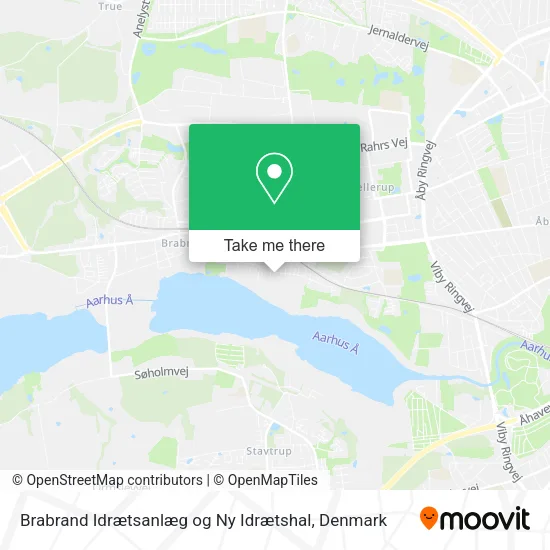 Brabrand Idrætsanlæg og Ny Idrætshal map