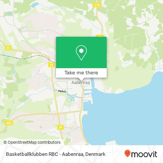 Basketballklubben RBC - Aabenraa map