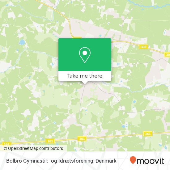 Bolbro Gymnastik- og Idrætsforening map