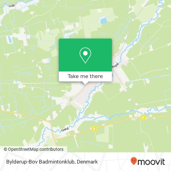 Bylderup-Bov Badmintonklub map