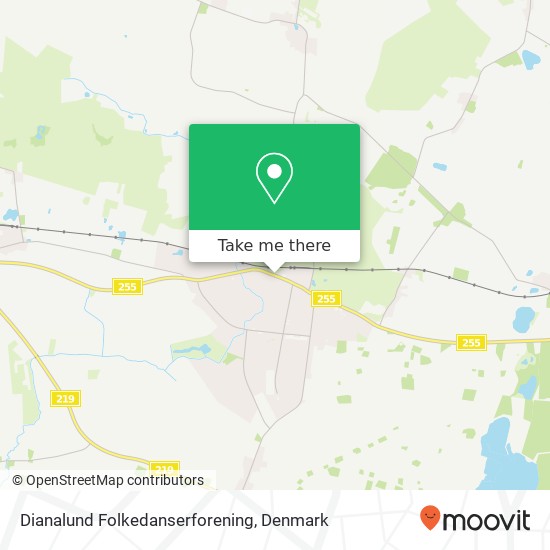 Dianalund Folkedanserforening map