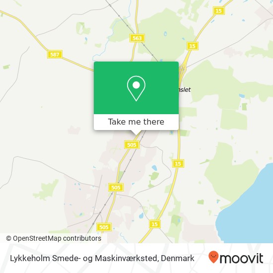 Lykkeholm Smede- og Maskinværksted map