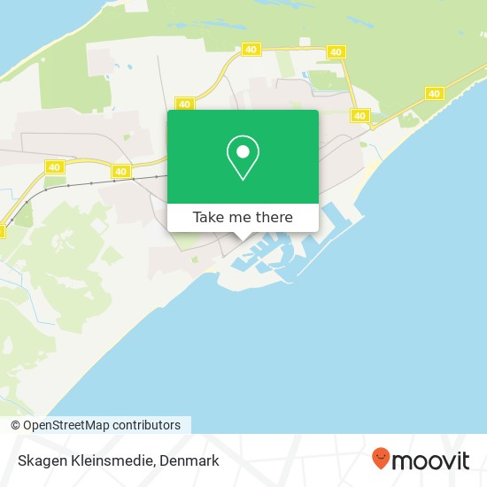 Skagen Kleinsmedie map