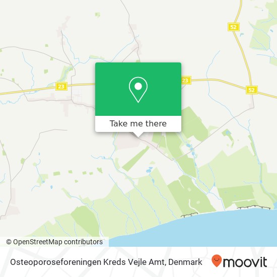 Osteoporoseforeningen Kreds Vejle Amt map