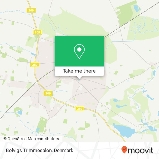 Bolvigs Trimmesalon map