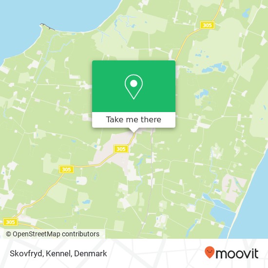 Skovfryd, Kennel map