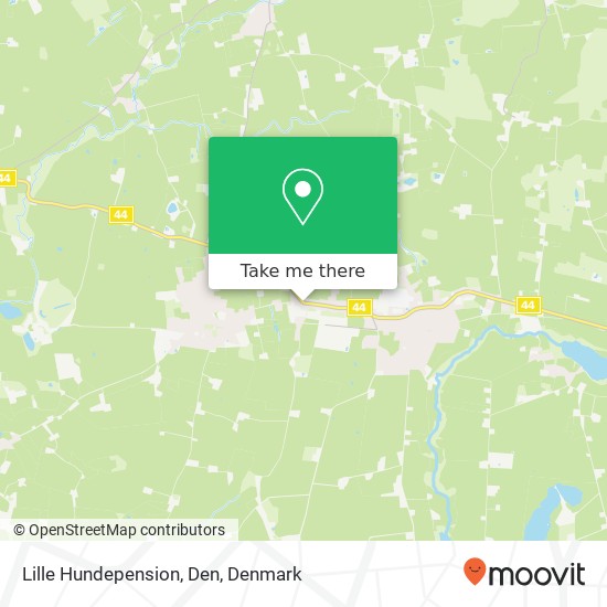 Lille Hundepension, Den map