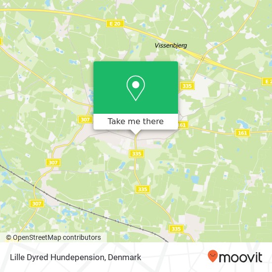 Lille Dyred Hundepension map