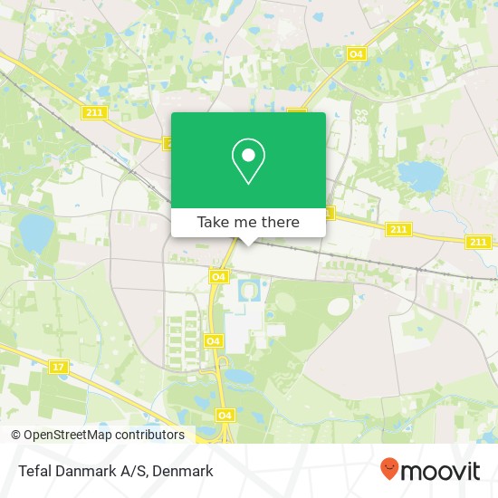 Tefal Danmark A/S map