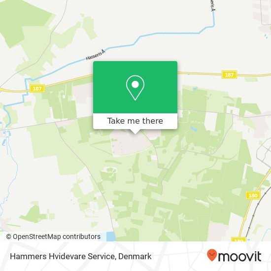 Hammers Hvidevare Service map