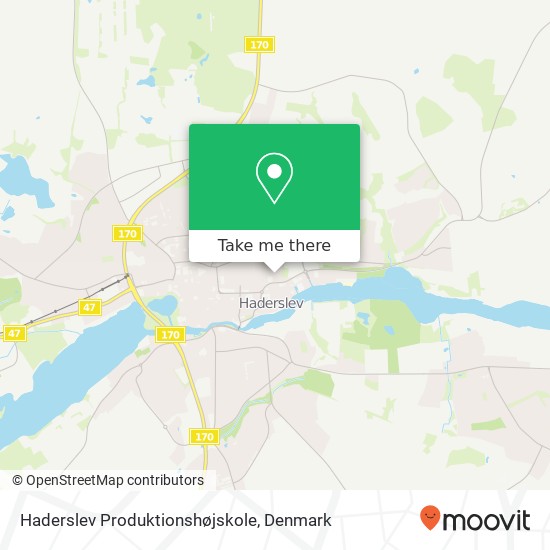 Haderslev Produktionshøjskole map