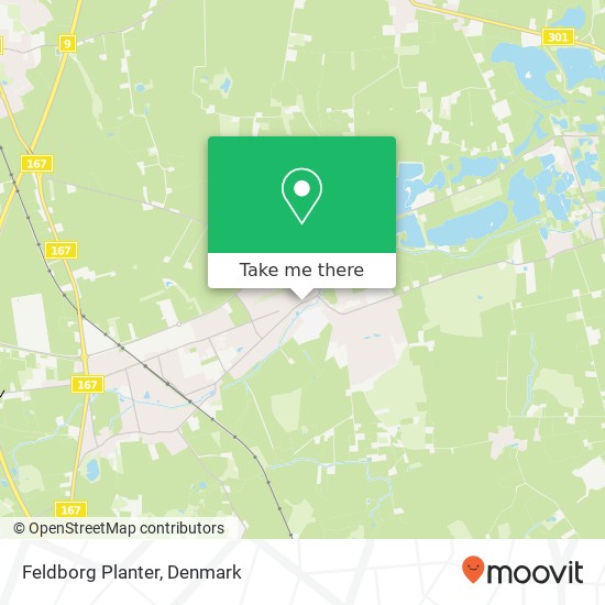 Feldborg Planter map