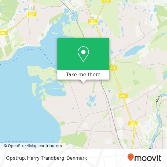 Opstrup, Harry Trandberg map