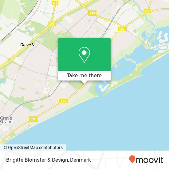 Brigitte Blomster & Design map