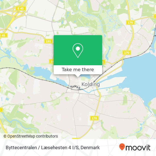 Byttecentralen / Læsehesten 4 I / S map