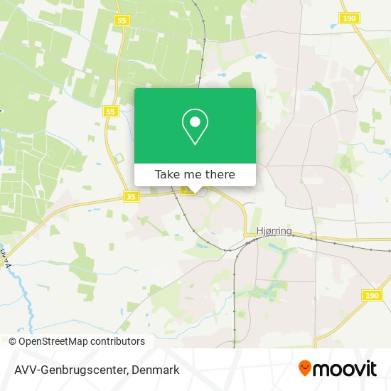 AVV-Genbrugscenter map