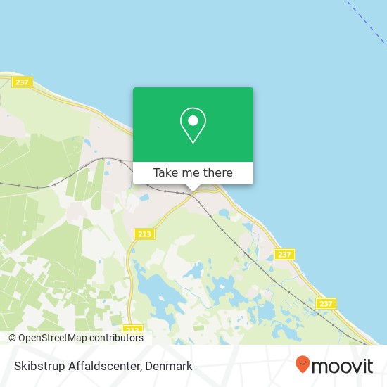 Skibstrup Affaldscenter map
