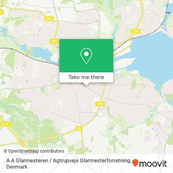 A A Glarmesteren / Agtrupvejs Glarmesterforretning map