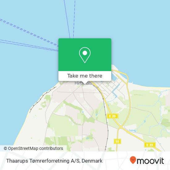 Thaarups Tømrerforretning A/S map