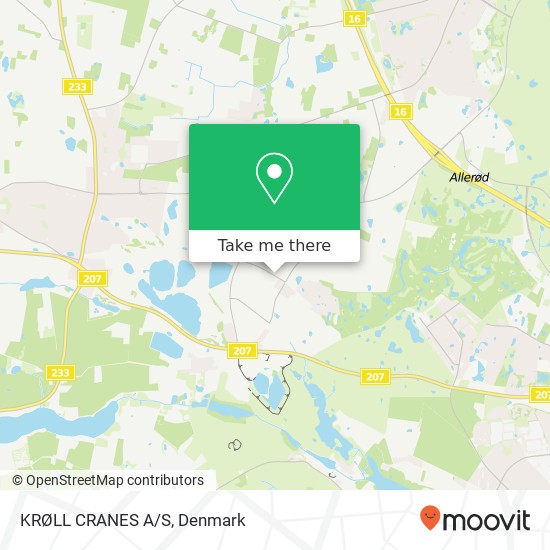 KRØLL CRANES A/S map