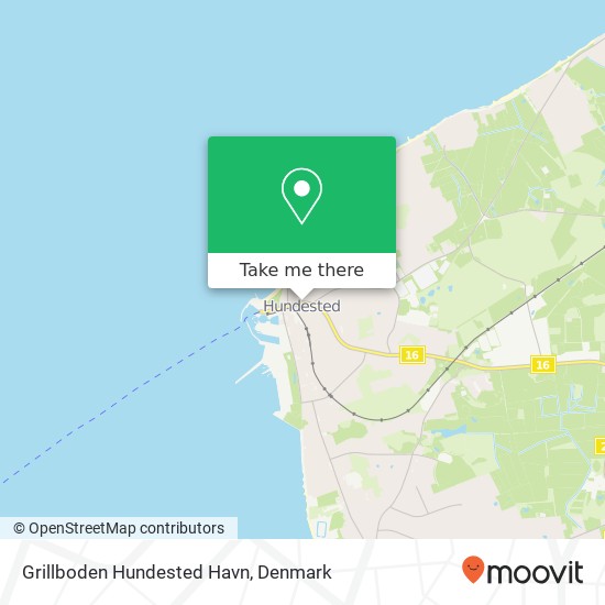 Grillboden Hundested Havn map