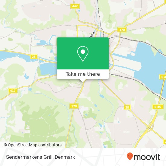 Søndermarkens Grill map