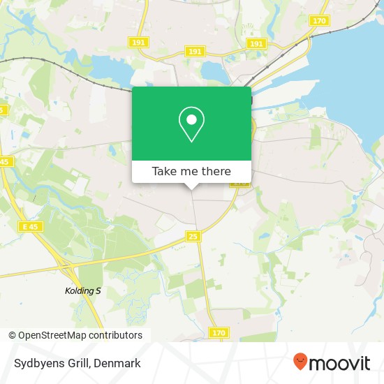 Sydbyens Grill map
