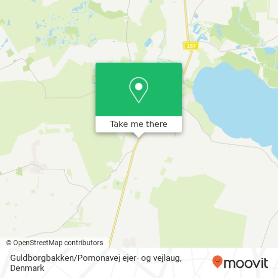 Guldborgbakken / Pomonavej ejer- og vejlaug map