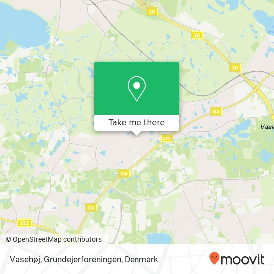 Vasehøj, Grundejerforeningen map