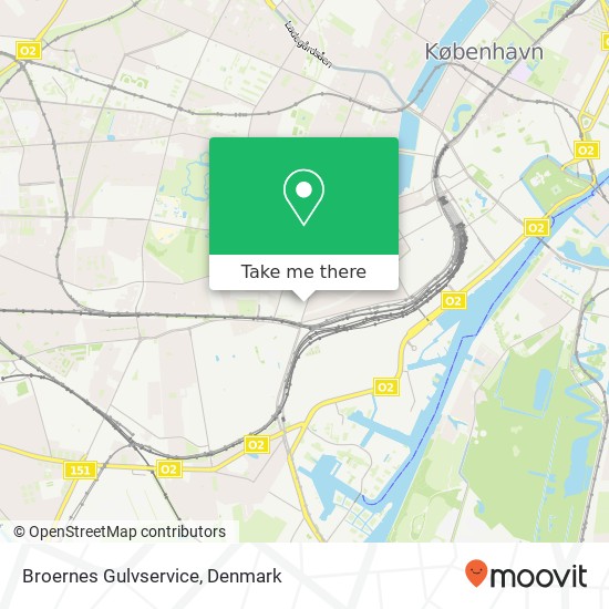 Broernes Gulvservice map