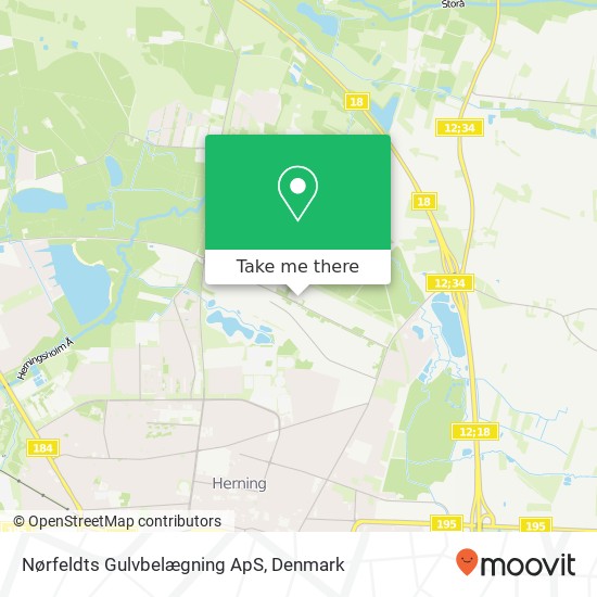 Nørfeldts Gulvbelægning ApS map