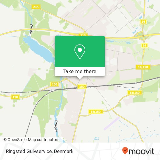 Ringsted Gulvservice map