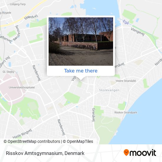 Risskov Amtsgymnasium map