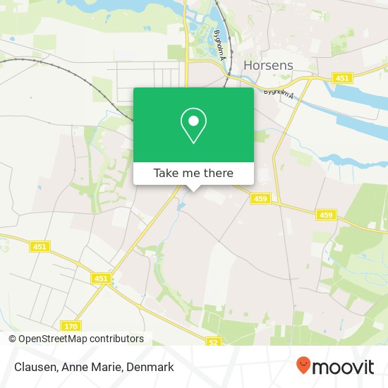 Clausen, Anne Marie map