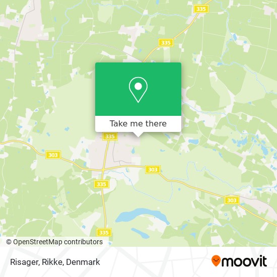 Risager, Rikke map