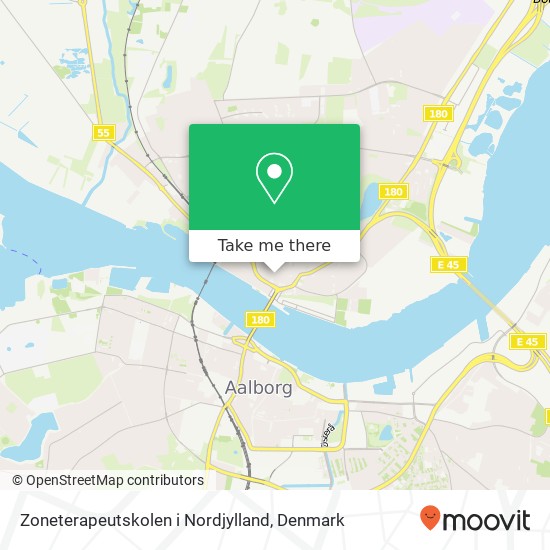 Zoneterapeutskolen i Nordjylland map