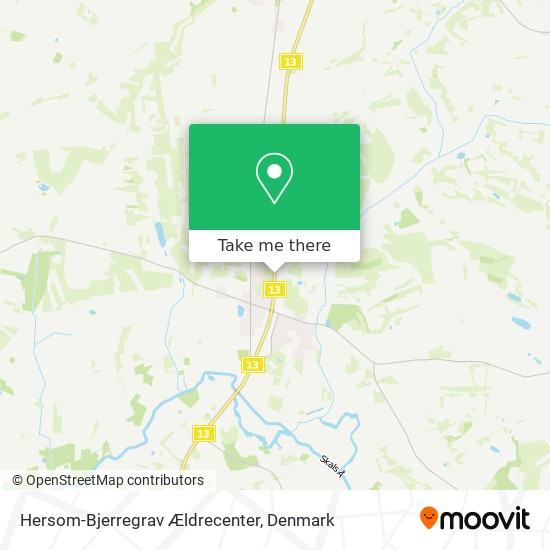 Hersom-Bjerregrav Ældrecenter map
