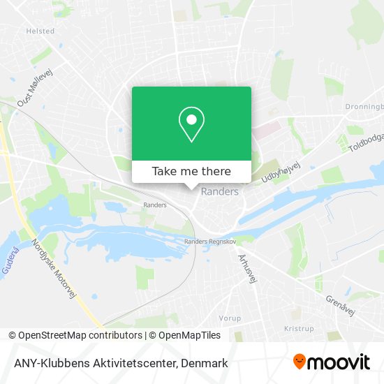 ANY-Klubbens Aktivitetscenter map