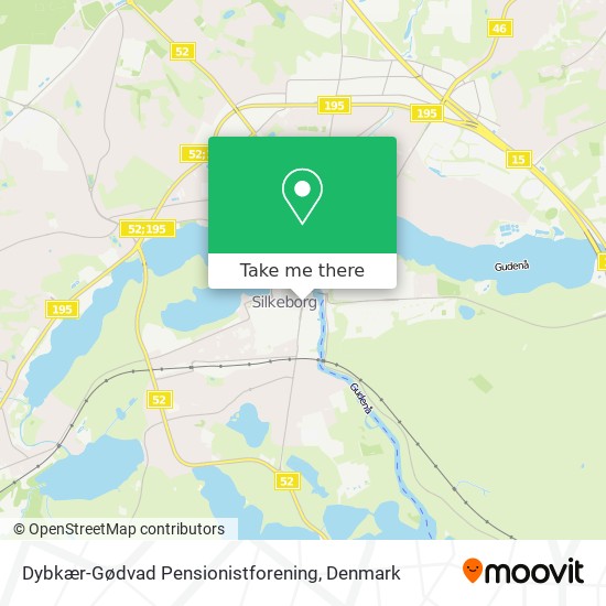 Dybkær-Gødvad Pensionistforening map