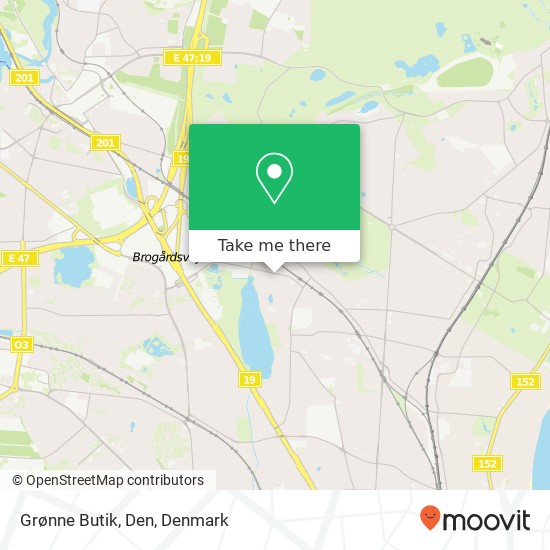 Grønne Butik, Den map