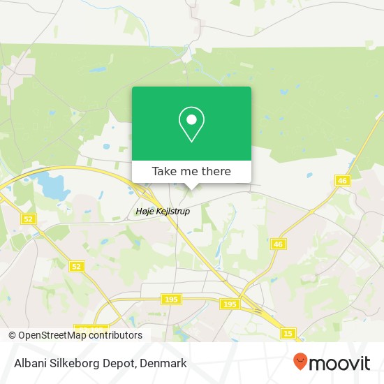 Albani Silkeborg Depot map