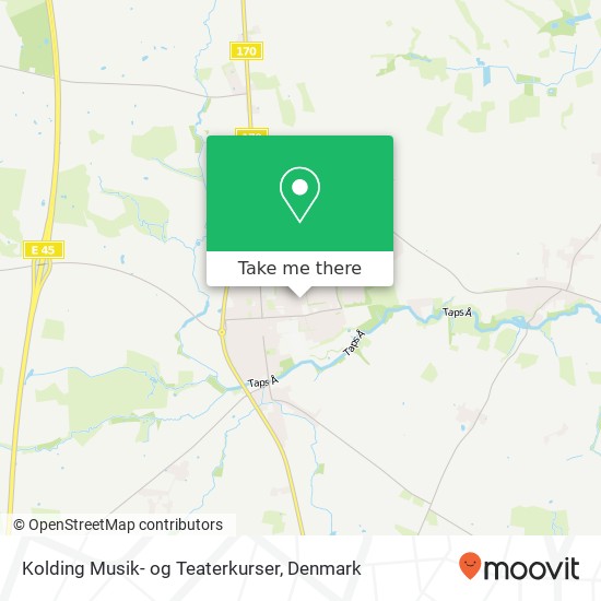 Kolding Musik- og Teaterkurser map