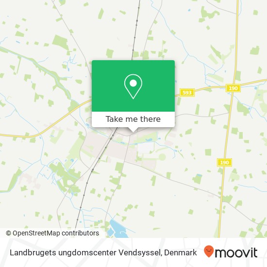 Landbrugets ungdomscenter Vendsyssel map