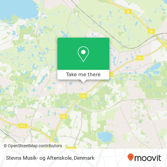 Stevns Musik- og Aftenskole map