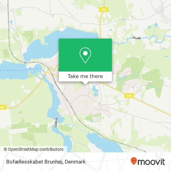 Bofællesskabet Brunhøj map