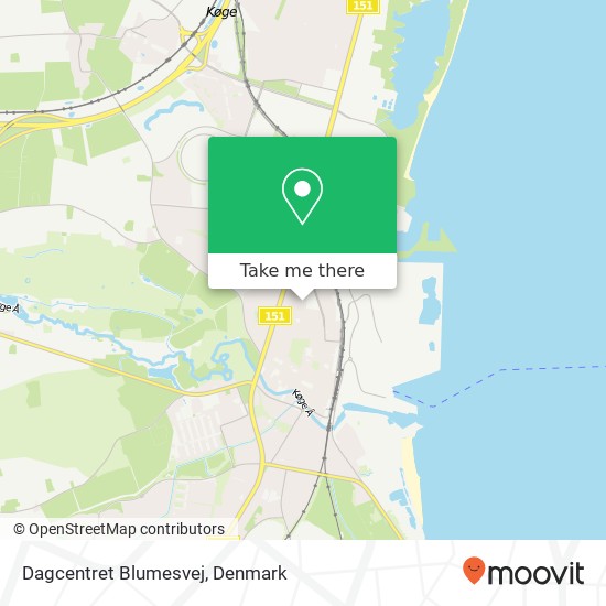 Dagcentret Blumesvej map