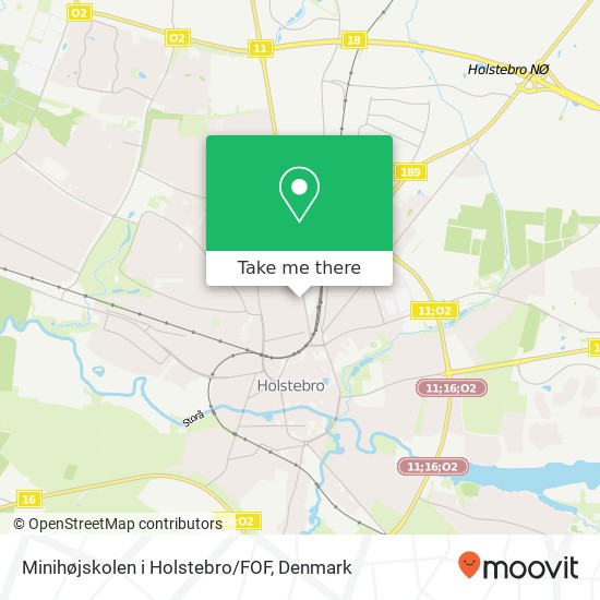 Minihøjskolen i Holstebro/FOF map