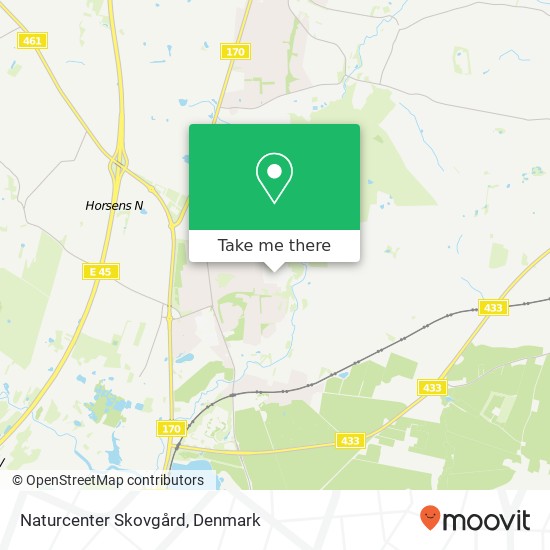 Naturcenter Skovgård map