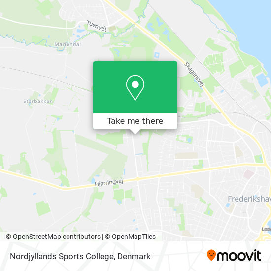 Nordjyllands Sports College map