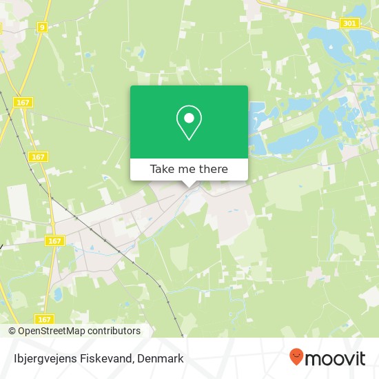 Ibjergvejens Fiskevand map